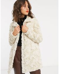 vero moda faux fur coat