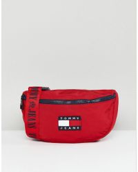 tommy hilfiger sling bag red