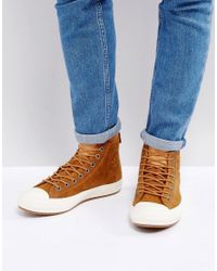 converse tan boots