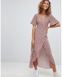 robe rouge pull and bear