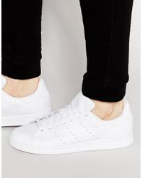 lyst adidas originali stan smith scarpe in bianco s75104 in bianco. lyst adidas originali stan smith scarpe in bianco s75104 in bianco.