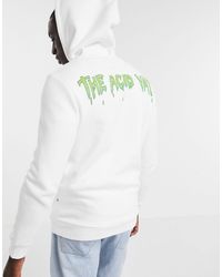 Rick and morty - felpa bianca con cappuccio con stampa sul petto e sul  retro da Uomo di Bershka in Bianco | Lyst