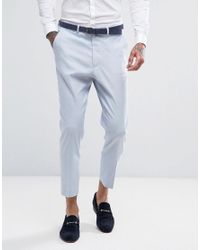 baby blue trouser suit