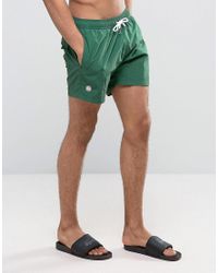 mens dark green swim trunks