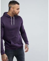 purple sweatshirt mens