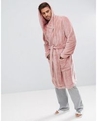 mens fluffy dressing gown asos