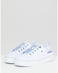 Tommy Hilfiger Canvas Sneakers With 