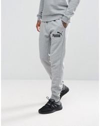 puma tracksuit bottoms grey
