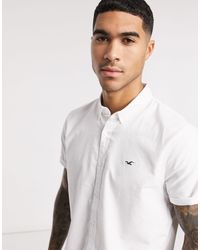 hollister mens short sleeve shirts