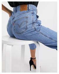 Levi's Denim – jeans im stil der 80er mit ballonbeinen und plissierter  vorderseite in Blau | Lyst DE