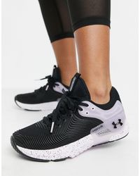 Zapatillas negras Under Armour de Caucho de color Negro | Lyst