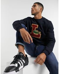 lacoste collegiate sweatshirt