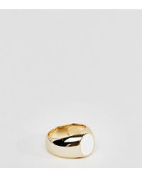 Serge Denimes Onyx Pinky Ring In Solid Silver With 14k Gold Plating In Metallic For Men Lyst Serge Denimes Onyx Pinky Ring In Solid Silver With 14k Gold Plating In Metallic For Men Lyst