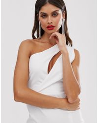 vesper one shoulder maxi dress