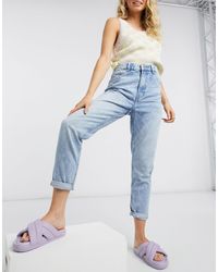 Bershka Straight-leg jeans for Women - Up to 65% off at Lyst.com