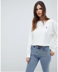 ralph lauren cropped hoodie