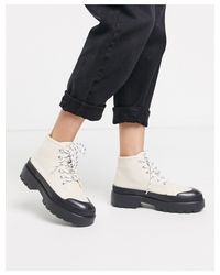 Botas negras con suela Pull\u0026Bear de color Neutro | Lyst