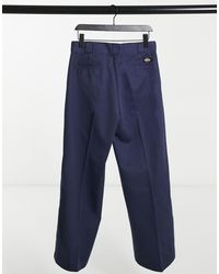 Dickies Winnsboro Wide Leg Pant in Navy 