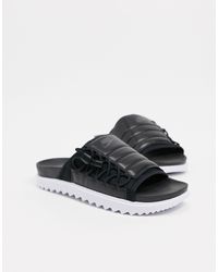 Sandalias negras asuna Nike de hombre de color Negro | Lyst