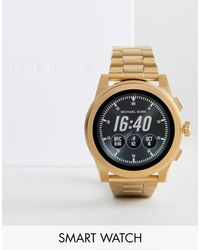 Michael Kors Access Mkt5026 - Grayson - Smartwatch in het Metallic voor  heren - Lyst