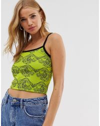 Choose SZ//Color Volcom Women/'s How Daisy Do It V-Neck Cami Top