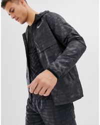 Nike Just Do It - Reflektierende Jacke in schwarzem Military-Muster,  AH5987-010 in Schwarz für Herren - Lyst