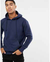 hoodie pull and bear navy