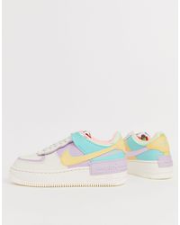 Nike Rubber Air Force 1 Shadow - Sneakers in het Blauw - Lyst