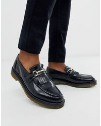 Adrian - mocassini neri con barretta da Uomo di Dr. Martens in Nero | Lyst