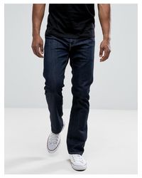 504 - Jeans dritti regular fitLevi's in Denim da Uomo colore Blu | Lyst