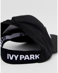 ivy park backless baseball cap