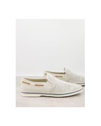 ALDO Carufel - Zomerse Instapschoenen in het Grijs voor heren - Lyst