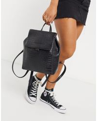 claudia canova black backpack