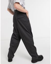 Pantaloni a palloncino eleganti, color antracite di ASOS da Uomo | Lyst