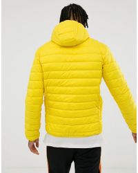 ellesse yellow fluffy jacket