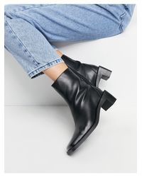 square ankle boots