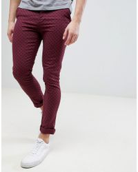 asos mens super skinny trousers