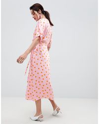 elsie wrap dress gestuz