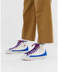 converse bleu et rouge