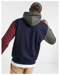 Sudadera con capucha y logo serigrafiado tricolor en Carhartt WIP de  Algodón de color Azul para hombre | Lyst