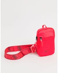Nike Red Branded Belt Bag for men