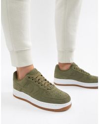 Nike Air - Force 1 - '07 Se - Sneakers In Kaki in het Groen - Lyst