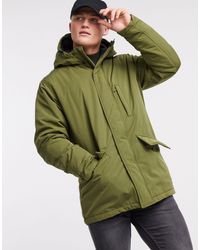 levis green parka