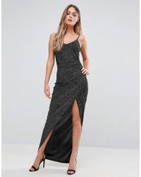 black maxi dress new look