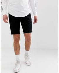 hollister mens denim shorts