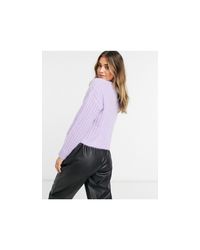 purple cardigan new look