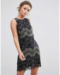 oasis metallic shift dress