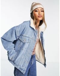 blue denim jacket topshop