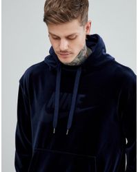 Mens nike velour hoodie Clearance