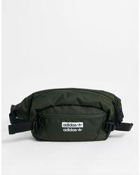 adidas Originals Canvas Fanny Pack With Vocal Logo in Green for Men - Lyst